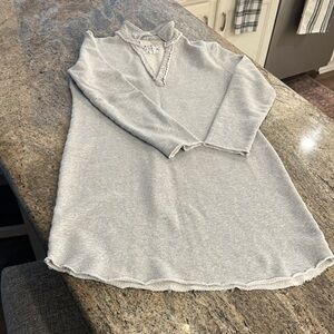 Frank & Eileen Heather Gray Fleece dress